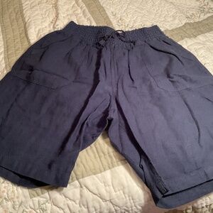 NWOT Christopher and Banks navy blue shorts